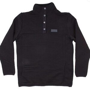 Simply Southern -Sweatshirt/Ribbed Pullover in Black. Size M